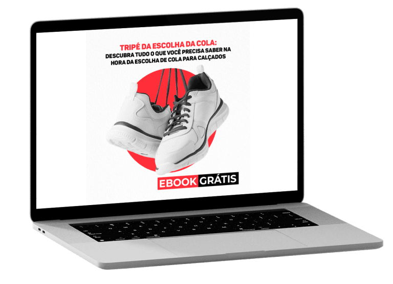 tripé da escolha de cola calçados